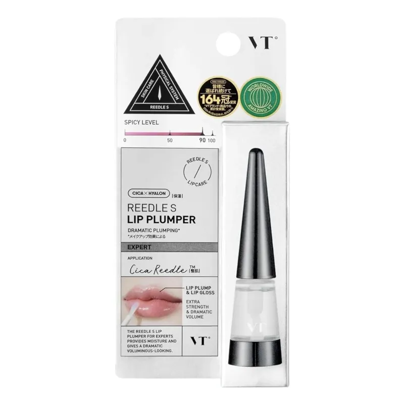 Finální Výprodej VT COSMETICS Lesk na rty s výživou a výrazným efektem objemu REEDLE SHOT Lip Plumper Expert
