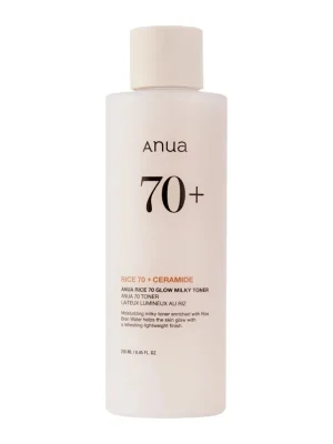 Horká Nabídka ANUA Rozjasňující pleťový toner Rice 70 Glow Milky Toner (250 ml)