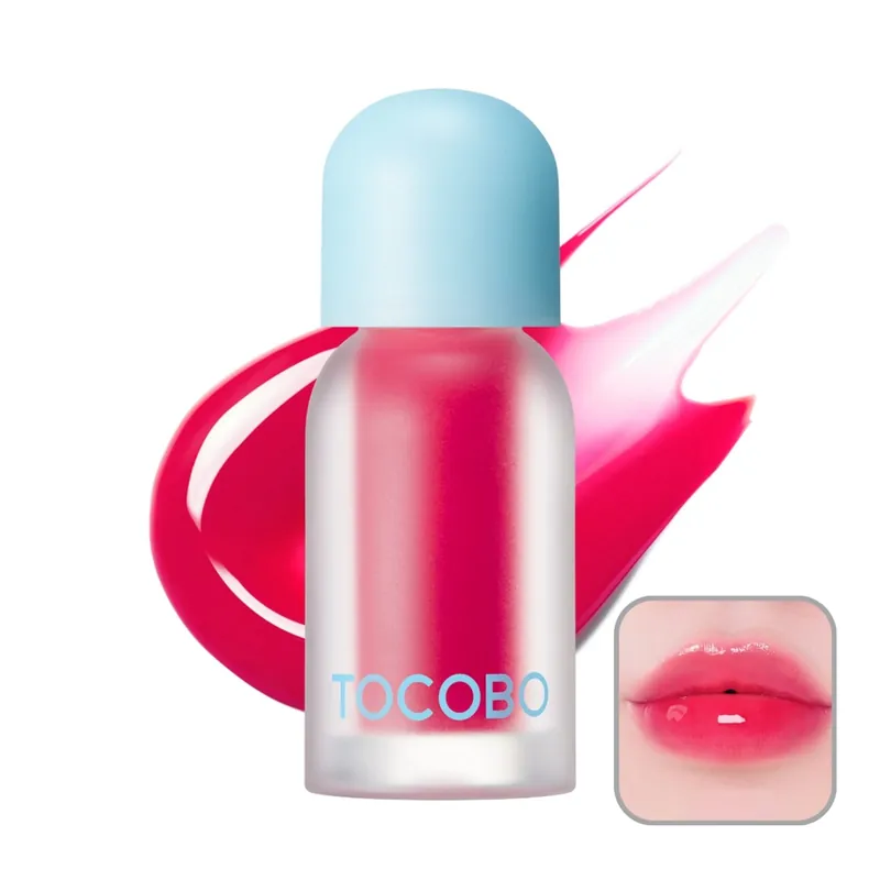 TOCOBO Lesk na rty s plump efektem Juicy Berry Plumping Lip Oil #12 Cherry Ade Poslední Šance