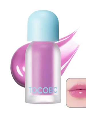Výprodej TOCOBO Lesk na rty s plump efektem Juicy Berry Plumping Lip Oil #17 Berry Milk