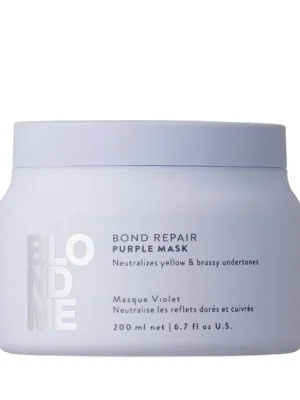 SCHWARZKOPF BlondMe Purple Mask 200ml - neutralizační maska pro ledově chladnou blond Originální