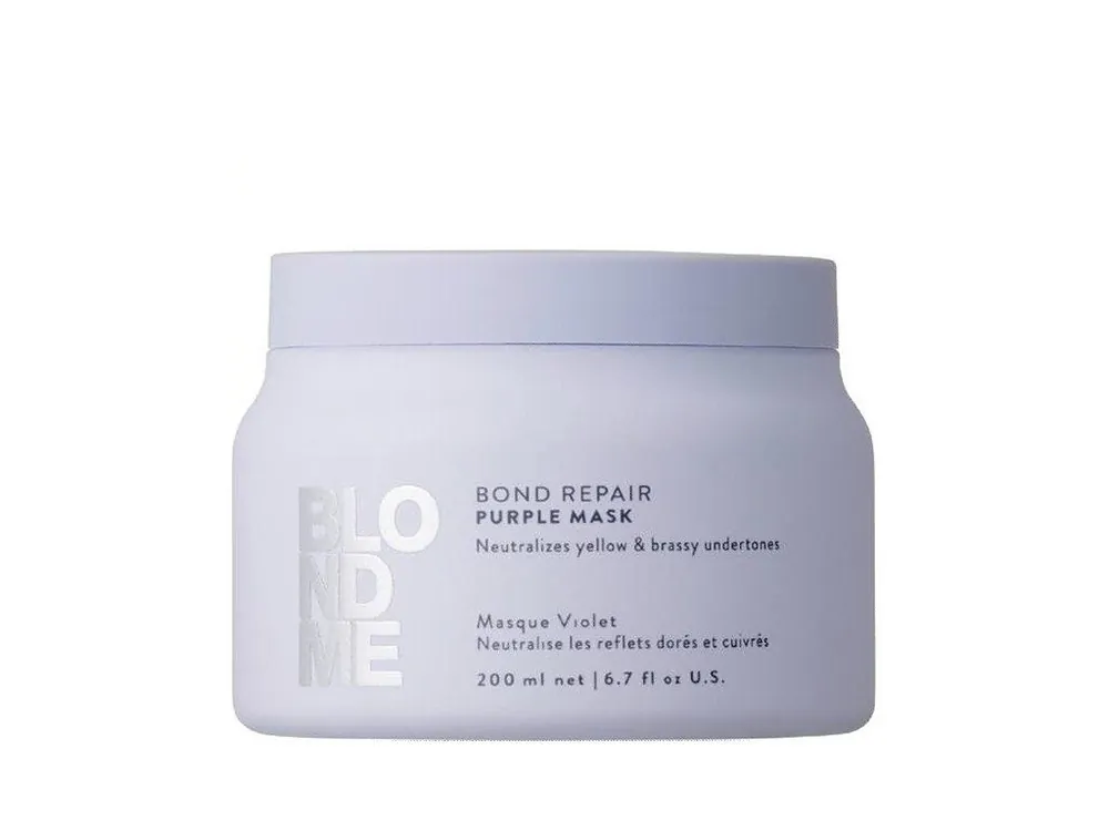 SCHWARZKOPF BlondMe Purple Mask 200ml - neutralizační maska pro ledově chladnou blond Originální