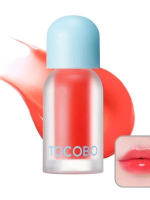 TOCOBO Lesk na rty s plump efektem Juicy Berry Plumping Lip Oil #15 Coral Soda Horká Nabídka
