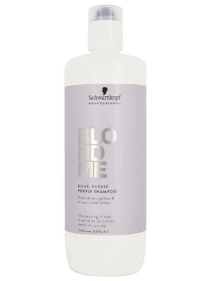 SCHWARZKOPF BlondMe Purple Shampoo 1000ml - šampon pro ledově chladnou blond Objednat Nyní
