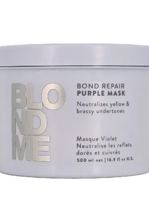 SCHWARZKOPF BlondMe Purple Mask 500ml - neutralizační maska pro ledově chladnou blond Originální