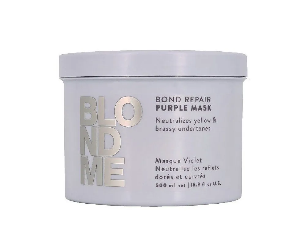 SCHWARZKOPF BlondMe Purple Mask 500ml - neutralizační maska pro ledově chladnou blond Originální