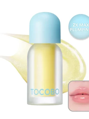 Originální TOCOBO Lesk na rty s plump efektem Juicy Berry Plumping Lip Oil #11 Honey Lemon