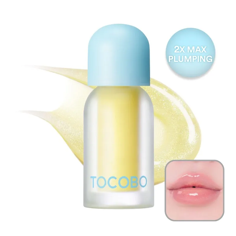 Originální TOCOBO Lesk na rty s plump efektem Juicy Berry Plumping Lip Oil #11 Honey Lemon