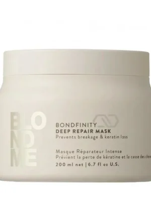 Cenový Hit SCHWARZKOPF BlondMe Deep Repair Mask 200ml - hloubkově regenerační maska pro blond vlasy