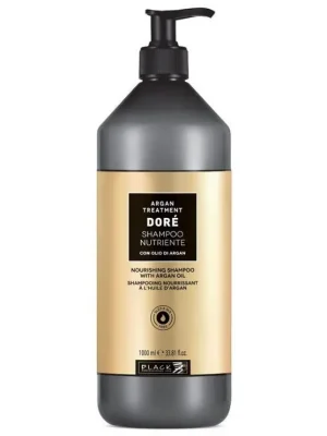 BLACK Doré Argan Shampoo 1000ml - vyživující šampon pro suché a lámavé vlasy Akční Nabídka
