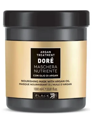 BLACK Doré Argan Mask 1000ml - vyživující maska pro suché a lámavé vlasy Cenová Bomba