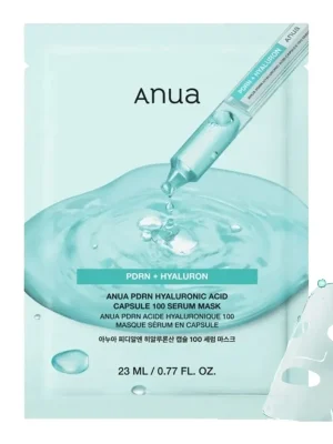 Zlevněný ANUA Plátýková pleťová maska PDRN HyaluronAcid Capsule 100 Serum Mask