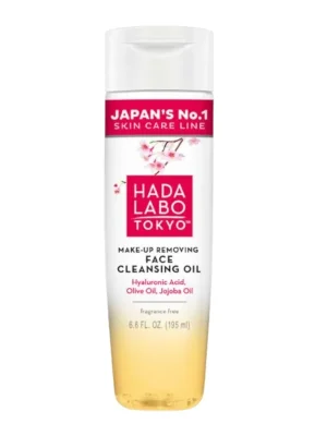 HADA LABO TOKYO Odličovací a čisticí olej WHITE Make-up Face Cleansing Oil (195 ml) Omezená Nabídka