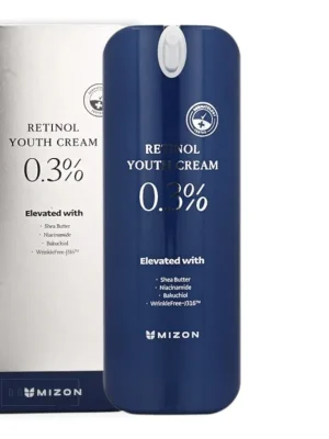 Vrácení Zdarma MIZON Omlazující noční pleťový krém Retinol Youth Cream 0.3% Cream (26 g)