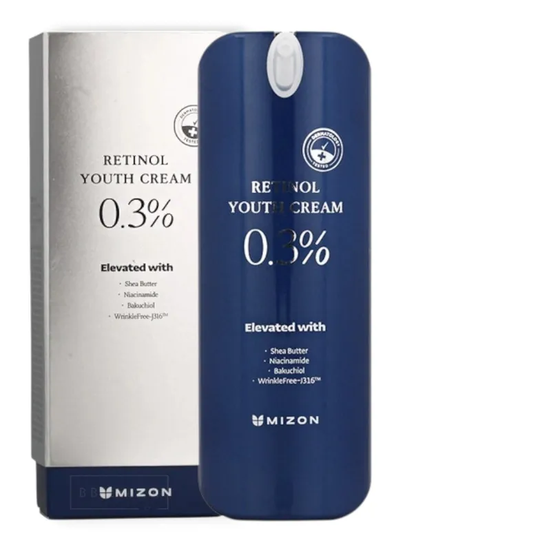 Vrácení Zdarma MIZON Omlazující noční pleťový krém Retinol Youth Cream 0.3% Cream (26 g)