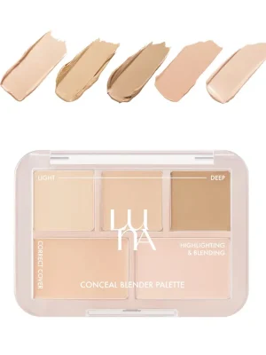 LUNA Paletka Conceal Blender Palette #03 Perfect Cover Natural Akční Nabídka