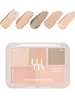 Nejprodávanější LUNA Paletka Conceal Blender Palette #04 Perfect Cover Medium