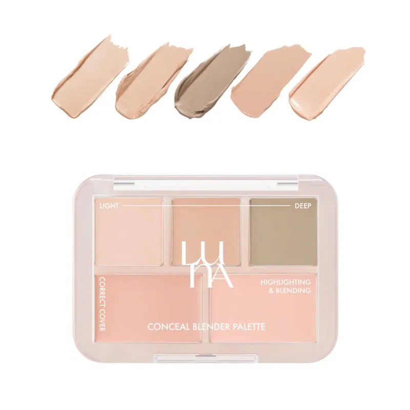 Nejprodávanější LUNA Paletka Conceal Blender Palette #04 Perfect Cover Medium