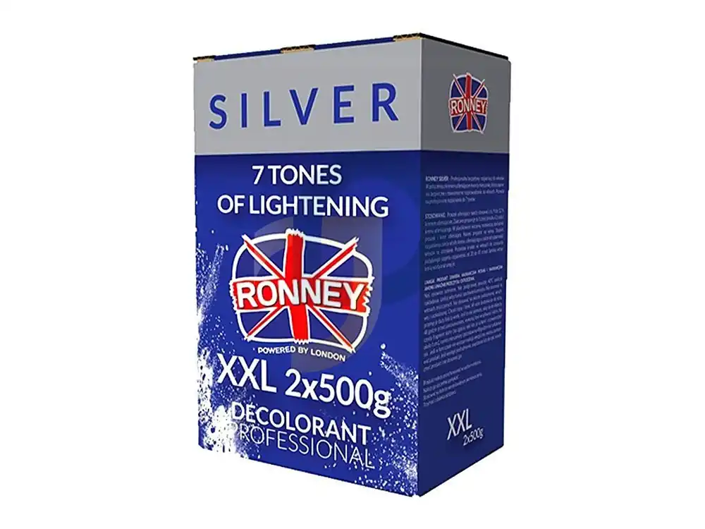 RONNEY Silver Profesionální melírovací prášek 1000g - zesvětluje až o 7 odstínů Hit Sezóny
