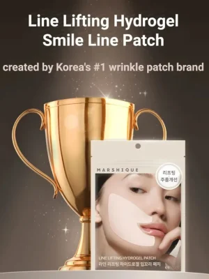 MARSHIQUE Lifting náplasti na vrásky kolem úst Line Lifting Hydrogel Smile Line Patch Bezpečná Platba