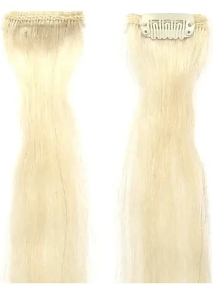 Cenový Hit SIMPLY PERFECT Trendy 4ks - Prameny vlasů Human Hair 30cm na sponě - 613 Highlight