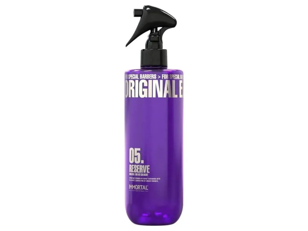 Tovární Cena IMMORTAL Reserve 05 Original Eau de Cologne for special barbers 500 ml - Kolínská ve spreji