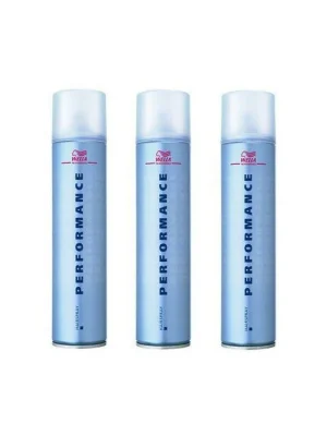 Značkový WELLA Performance - Lak na vlasy - silně tužící M500ml - SET 3ks