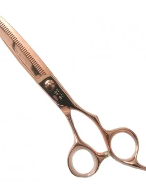 Aktuální YOSHIMOTO JAPAN H6-638 ROSEGOLD - profesionální efilační kadeřnické nůžky 6'