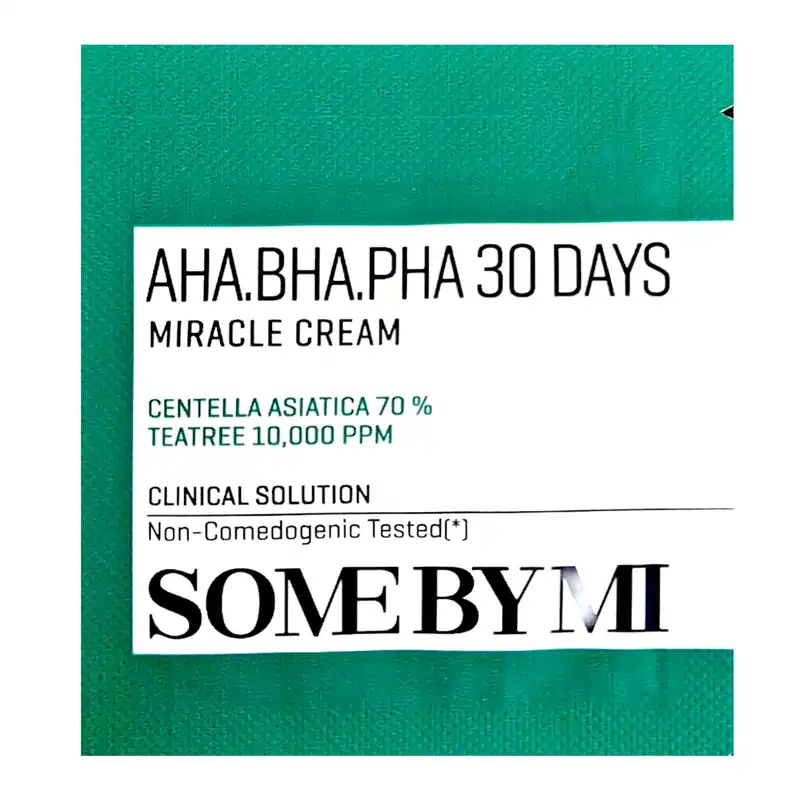SOME BY MI Multiaktivní pleťový krém AHA BHA PHA 30 Days Miracle Cream VZOREK Finální Výprodej