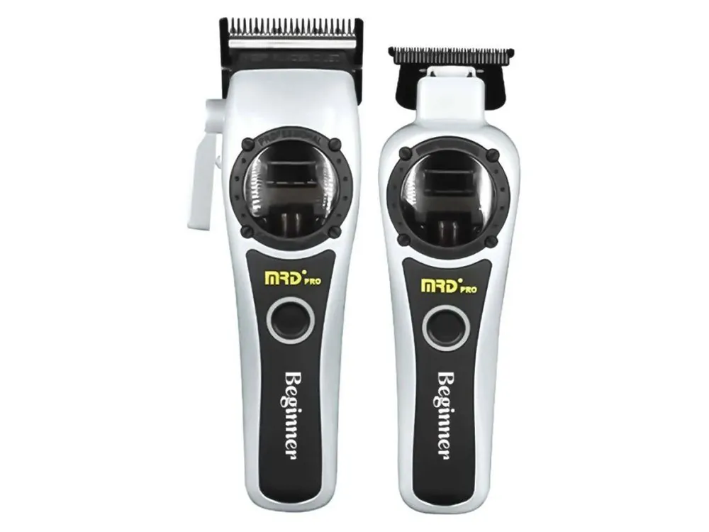 Sada střihacího a konturovacího strojku MRD Pro Vector clipper & trimmer - White combo set Oblíbený