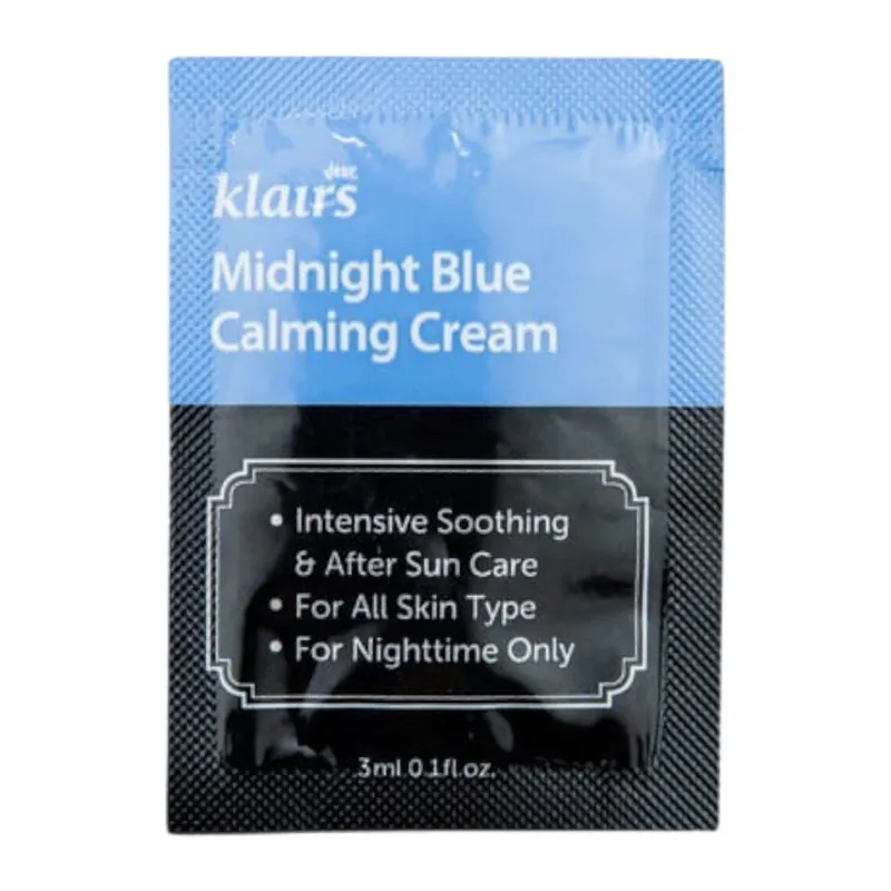 Super Cena KLAIRS Pleťový krém Midnight Blue Calming Cream VZOREK