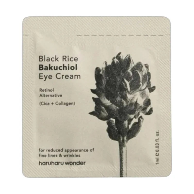 HARUHARU WONDER Oční krém Black Rice Bakuchiol Eye Cream VZOREK Novinka