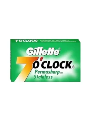 Půlené žiletky na holení GILLETE 7 O'Clock Super Stainless 10 ks Doprava Zdarma