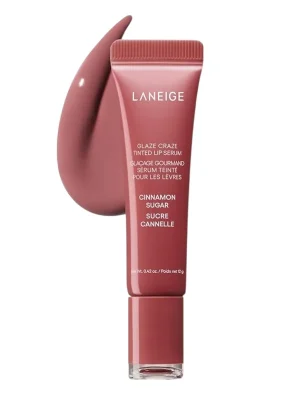 LANEIGE Tónovací sérum na rty Glaze Craze Tinted Lip Serum - Cinnamon Sugar Výhodná Nabídka