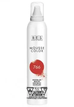 Značkový BES Mousse Color Barevné pěnové tužidlo 766 intenzivně červená 200ml