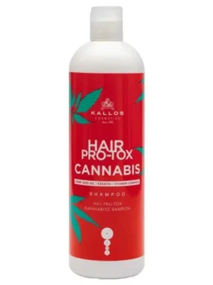 KALLOS Cannabis Pro-Tox Shampoo 500ml - šampon na poškozené vlasy Nízká Cena