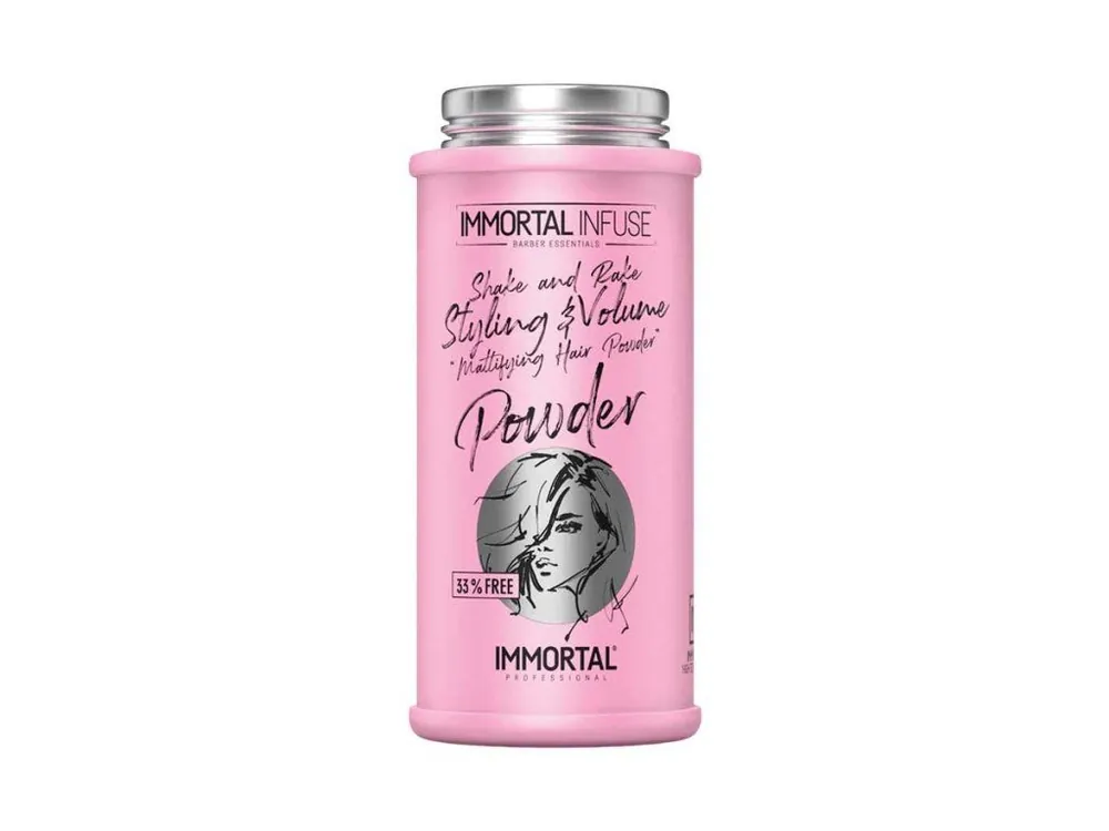 Akce IMMORTAL Infuse Volume & styling powder 30 g - Pudr na vlasy pro objem a styling