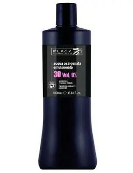 BLACK Professional Krémový 9% peroxid vodíků 1000ml - oxidační krém 30vol Vysoce Kvalitní