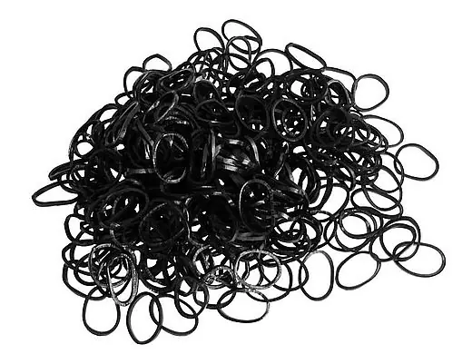 Elastické gumičky černé 15 mm500 ks/bal.Duko Nejprodávanější