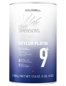 GOLDWELL Oxycur Platin 9+ Dust Free 500g - bezprašný platinový melír na vlasy Dokud Zásoby Vydrží