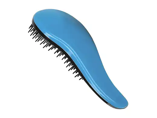Rozčesávací kartáč / DETANGLING s rukojetí - modrý Nakupujte Hned