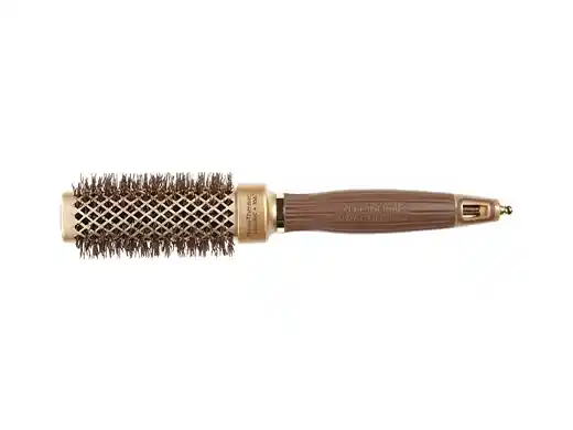 Cenový Hit KARTÁČ Straight Wavy Bristle Gold&Brown30 mm hranatý(pův.NTS30)