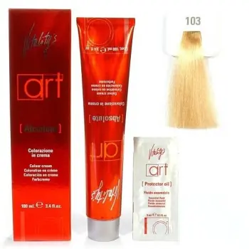 Vysoce Kvalitní VITALITYS Art Absolute Barva na vlasy s leskem - ultra blond zlatá 103