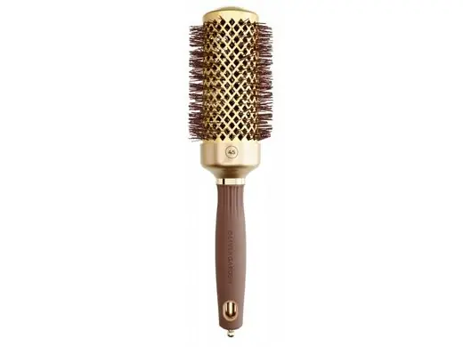 Jen Po Omezenou Doba Kartáč Olivia Garden Expert Shine Bristles Gold&Brown 45(původně NT44)