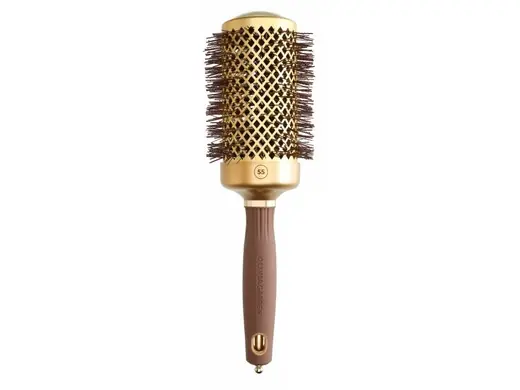 Must-Have Kartáč Olivia Garden Expert Shine Bristles Gold&Brown 55(původně NT54)