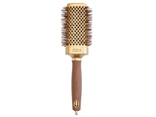 Víkendová Akce KARTÁČ Straight Wavy Bristle Gold&Brown 50 mm hranatý(pův.NTS50)