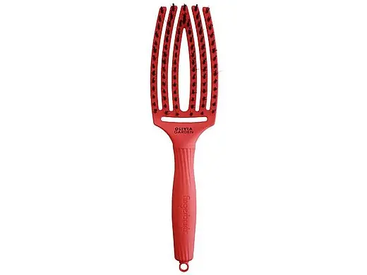 Nejprodávanější Kartáč na vlasy Olivia Garden Fingerbrush Imperfection sebevědomá červená Love Red Confidence