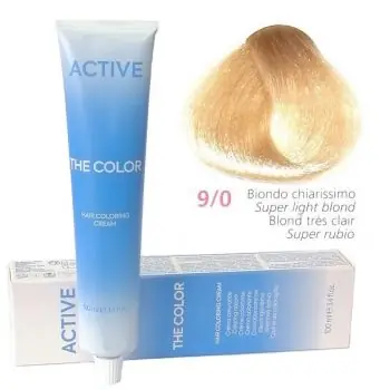 ACTIVE The Color Permanentní krémová barva na vlasy - Nejsvětlejší blond 9-0 Odeslání Ihned
