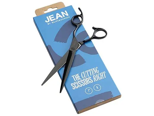 Prémiové kadeřnické nůžky OG Jean Barber Shears 7" - extra dlouhé, černé Top Prodej