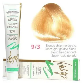 VITALITYS Green Permanentní barva na vlasy - Nejsvětlejší zlatá blond 9-3 Objednat Nyní